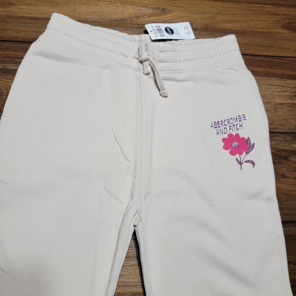 Abercrombie Kids Beige Sweat Pants - Size 11/12 NWT - Picture 2 of 8
